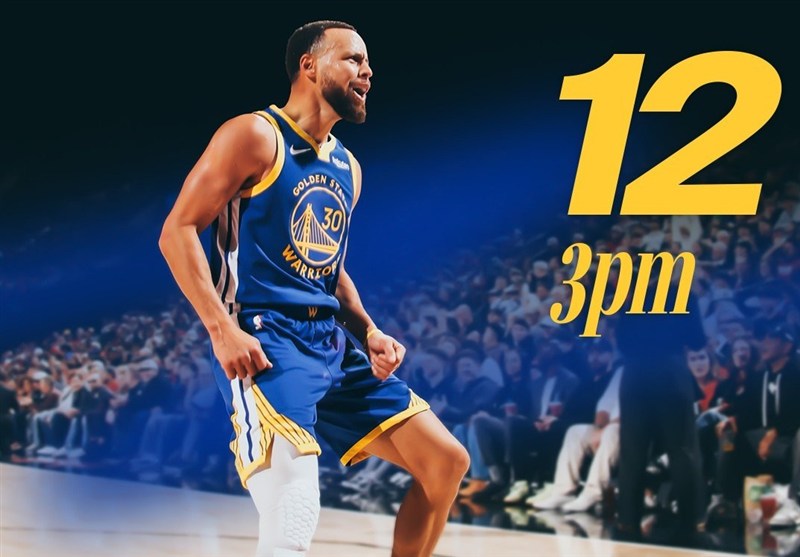 رکورد جدید استفن کوری/ ستاره گلدن استیت واریرز تاریخ ساز شد