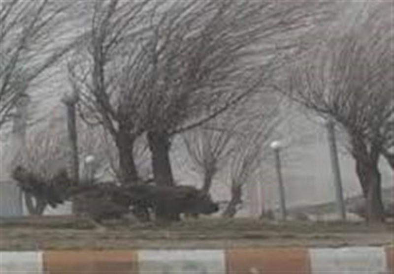 وزش باد شدید 94 کیلومتر در نیر ثبت شد