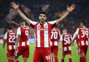 پاس گل طارمی; حداقل برد المپیاکوس در قزاقستان