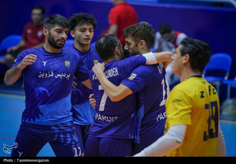 پردیس قزوین این بار در فوتسال به تساوی/حاشیه رضایت داد