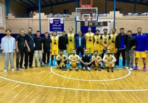 پیروزی تیم بسکتبال کاوان قشم مقابل اروند سیرجان