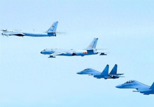 گشت مشترک بمب افکن های چین و روسیه