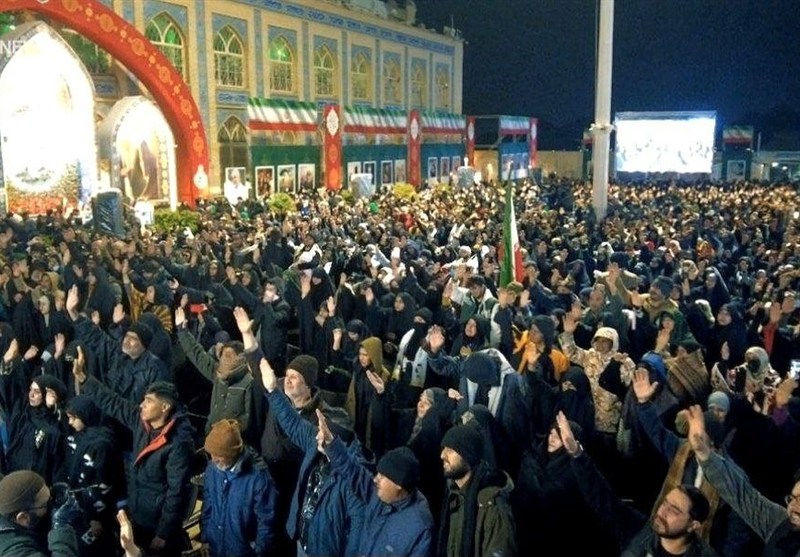 حال و هوای گلزار شهدای کرمان در زمان شهادت حاج قاسم