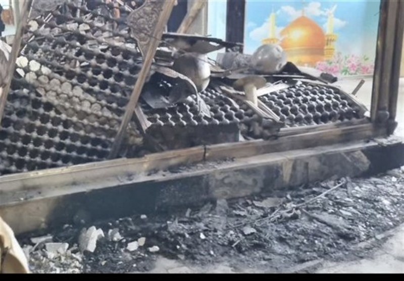 آشوبگران موکب های اهواز را به آتش کشیدند