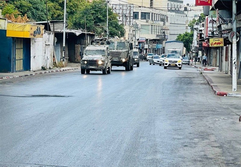 تداوم یورش صهیونیست‌ها به نابلس در کرانه باختری