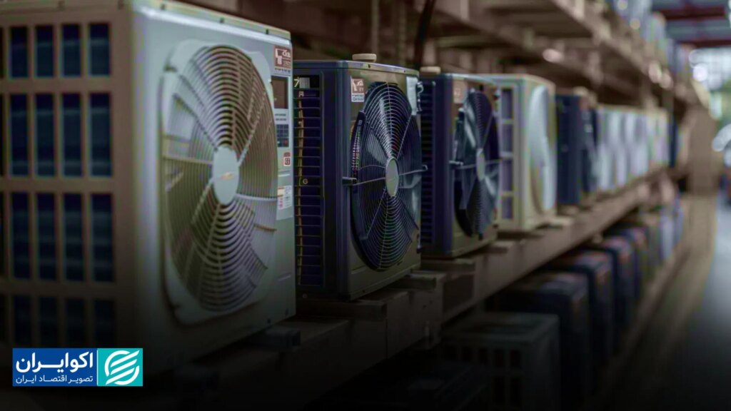 بررسی داده های کمان ویولن و تار. صادرات و واردات محصولات تهویه و سرمایش