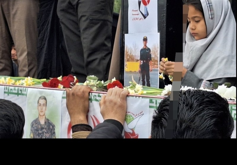 تشییع پیکر مدافع امنیت در رامهرمز