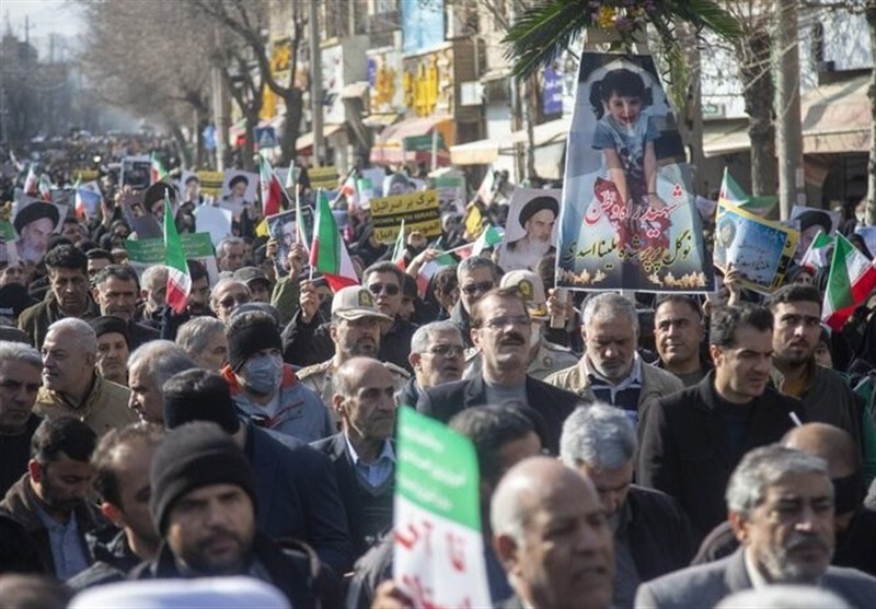 تشییع با شکوه شهیده خردسال  اغتشاشات اخیر در کرمانشاه