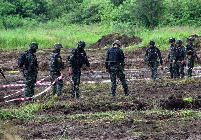 جراحت 2 نظامی بر اثر انفجار در مرز کامبوج-تایلند