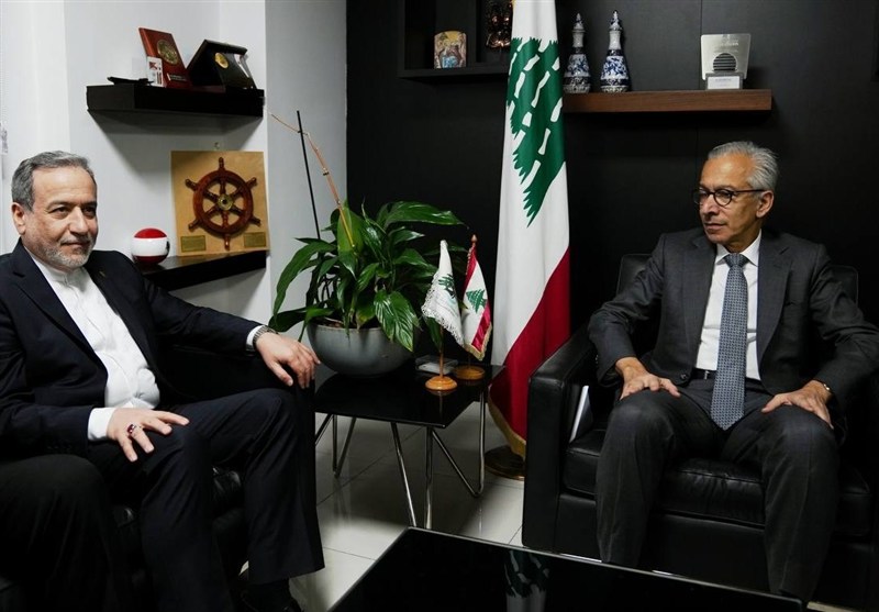 تاکید وزیر اقتصاد لبنان بر همکاری اقتصادی با ایران در دیدار با عراقچی