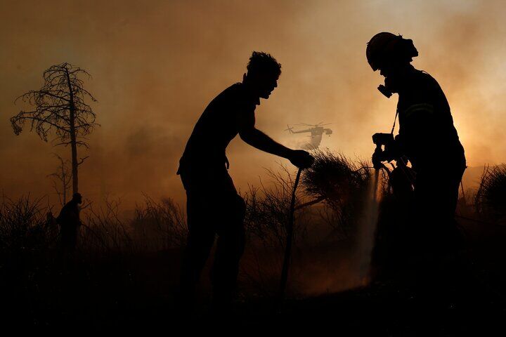 هشدار افزایش دما و وزش باد در شمال؛ احتمال وقوع آتش‌سوزی در جنگل‌ها