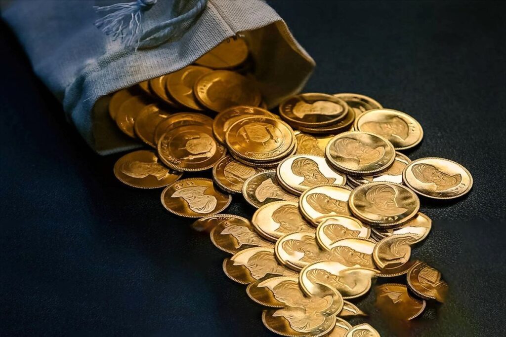 قیمت اغلب مسکوکات طلا در بازار ریزش کرد