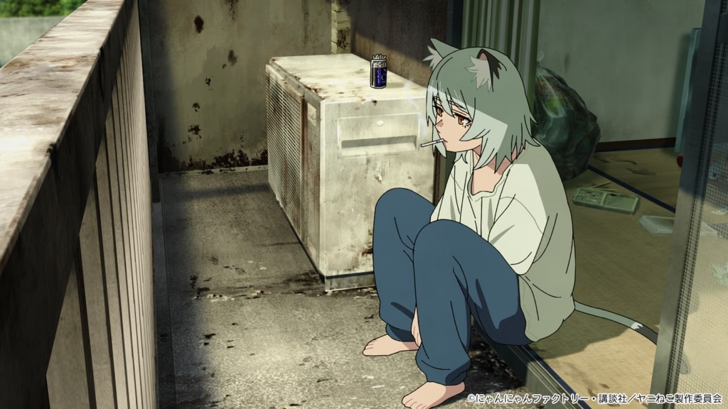 انیمه Chainsmoker Cat با انتشار تیزری معرفی شد