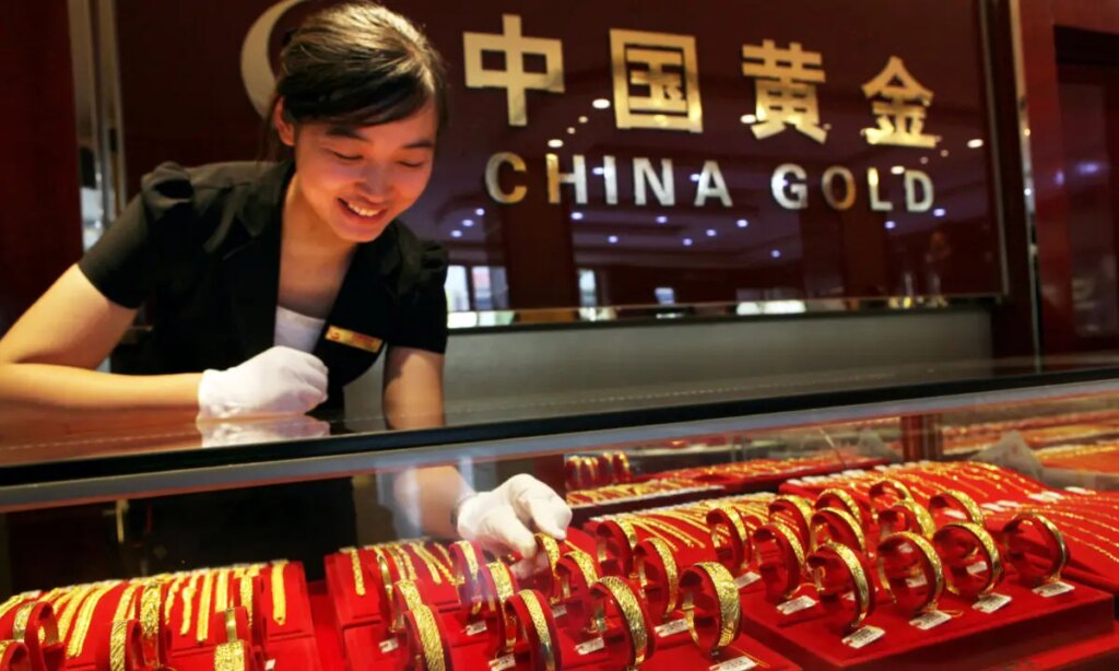 چینی ها از بازار بی ثبات طلا سود می برند