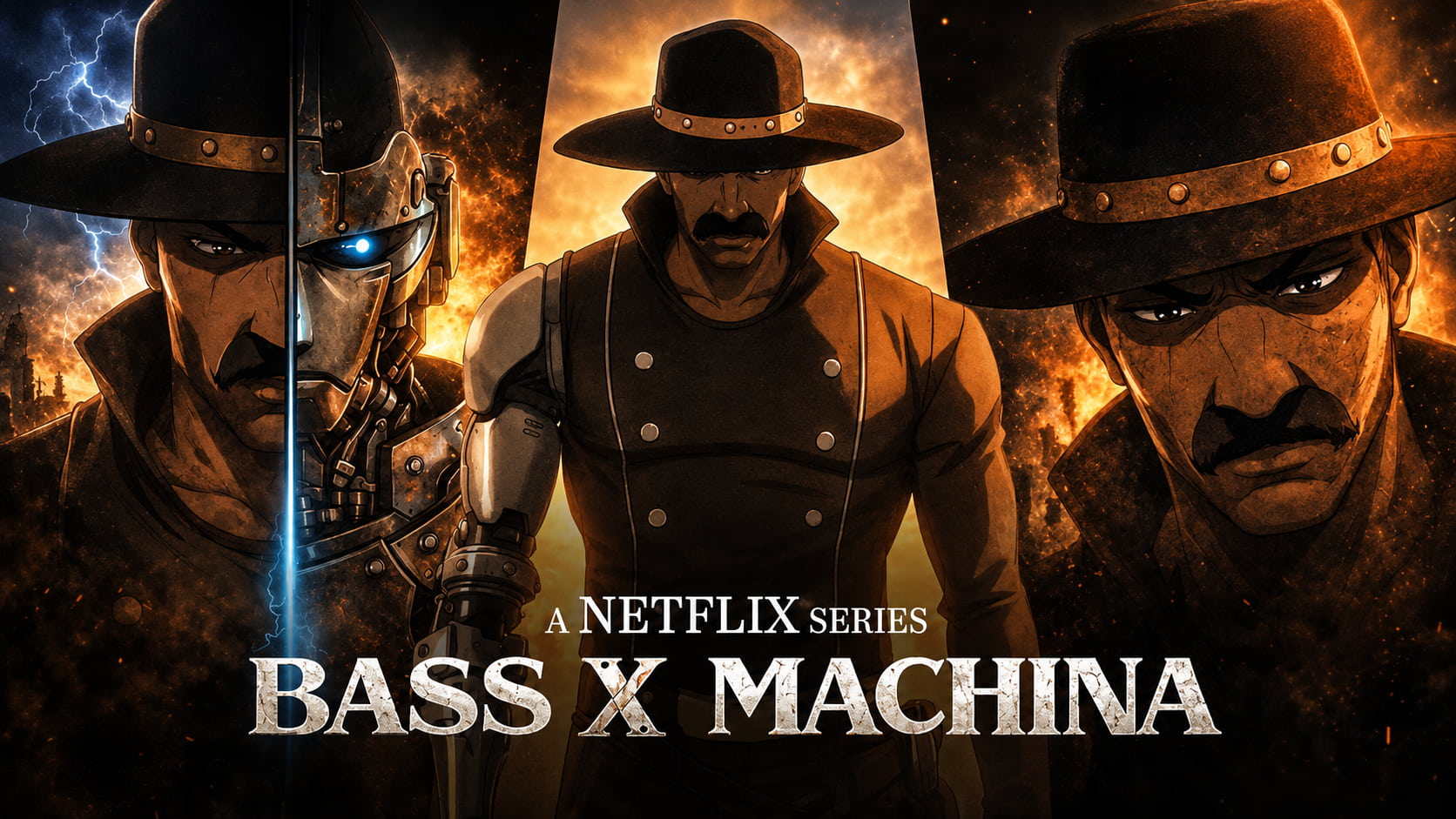 اولین تریلر از انیمه Bass X Machina منتشر شد | ترکیب غرب وحشی و استیم‌پانک