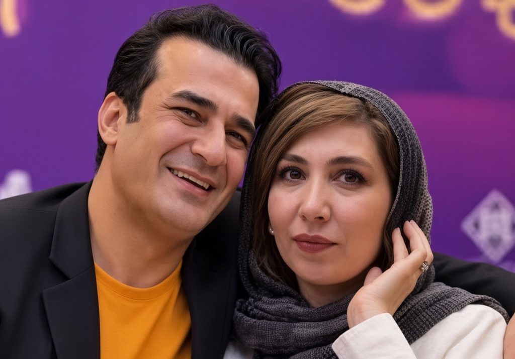 یوسف تیموری با حضور در یک جشنواره از همسر جدیدش رونمایی کرد + ویدیو